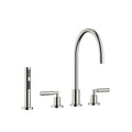 DornBracht TARA Three-hole mixer with side spray set - Stellar Hardware and Bath 