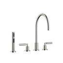 DornBracht TARA Three-hole mixer with side spray set - Stellar Hardware and Bath 