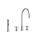 DornBracht TARA Three-hole mixer with side spray set - Stellar Hardware and Bath 