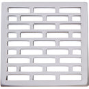 Tub & Shower - 233-606 6" Square Shower Drain - Stellar Hardware and Bath 