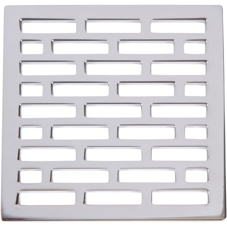 Tub & Shower - 233-606 6" Square Shower Drain - Stellar Hardware and Bath 