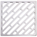 Tub & Shower - 233-608 6" Square Shower Drain - Stellar Hardware and Bath 