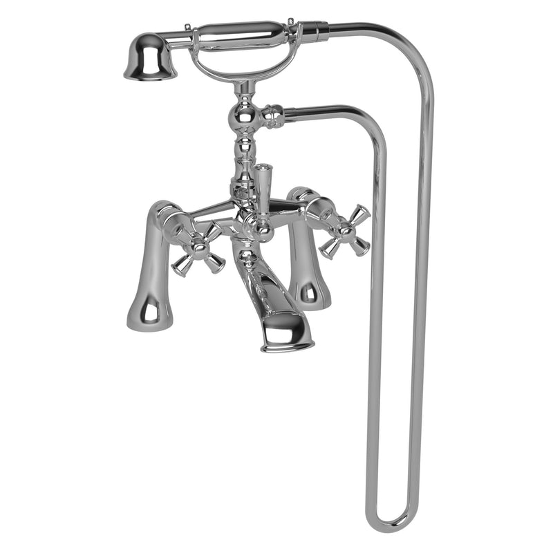 Newport Brass Aylesbury 2400-4272 Exposed Tub & Hand Shower Set - Deck Mount - Stellar Hardware and Bath 