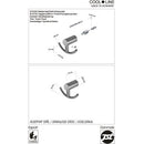 Cool Lines 870205 
Double Hook - Stellar Hardware and Bath 