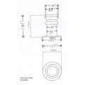 Cool Lines 168903 
Floor Door Stop - Stellar Hardware and Bath 