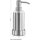 Cool Lines CSB114 
Crystal Steel Counter Top Soap/Lotion Dispenser - Stellar Hardware and Bath 