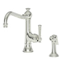 Newport Brass Jacobean 2470-5313 Single Handle Kitchen Faucet with Side Spray - Stellar Hardware and Bath 
