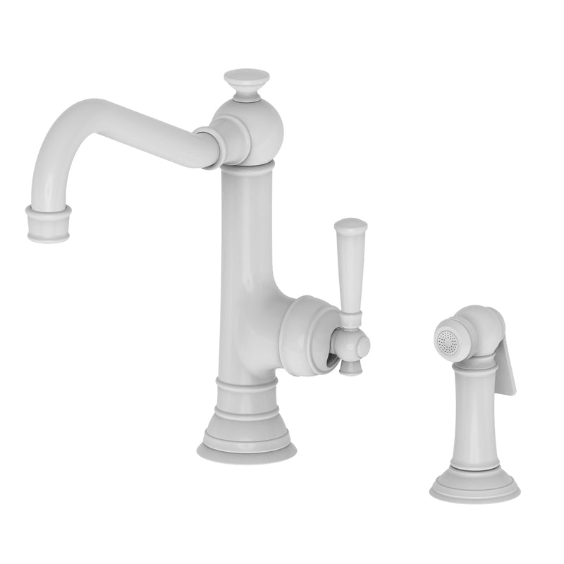 Newport Brass Jacobean 2470-5313 Single Handle Kitchen Faucet with Side Spray - Stellar Hardware and Bath 