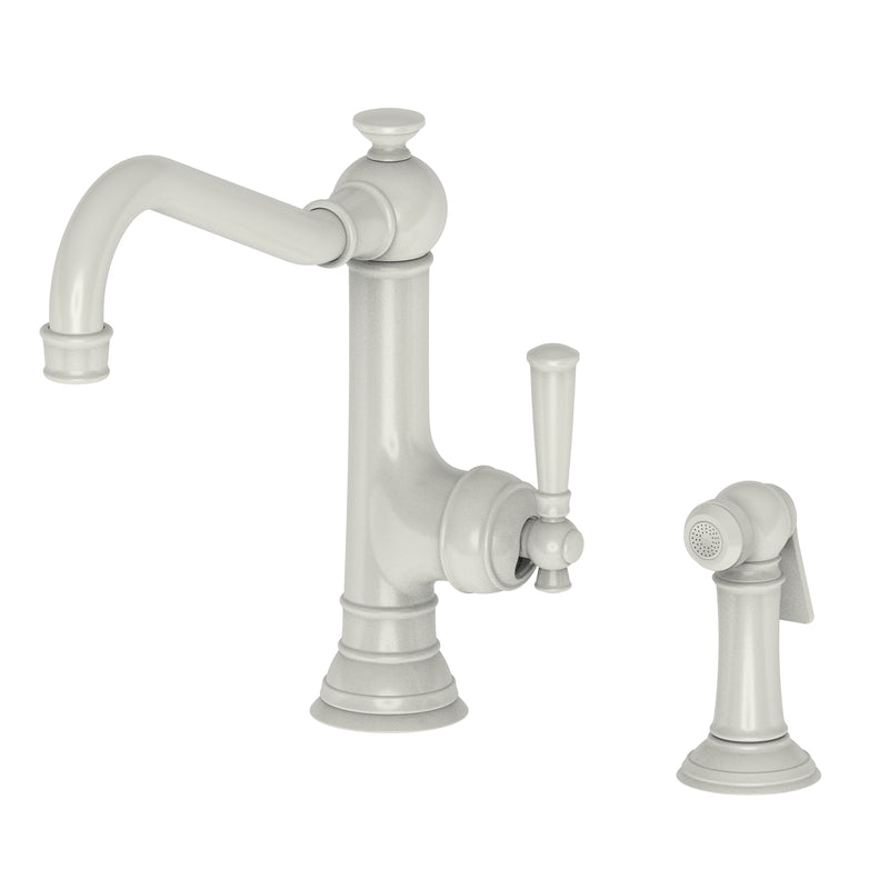 Newport Brass Jacobean 2470-5313 Single Handle Kitchen Faucet with Side Spray - Stellar Hardware and Bath 