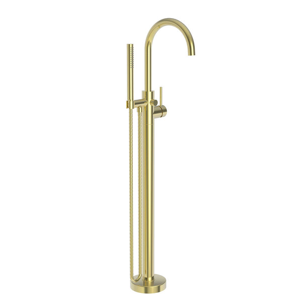 Newport Brass Priya 2480-4261 Exposed Tub and Hand Shower Set - Free Standing - Stellar Hardware and Bath 