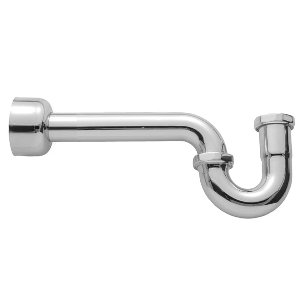 1 ¼" Extra Long P Trap with Round Box Escutcheon - Stellar Hardware and Bath 