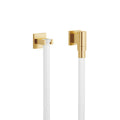 DornBracht Series–various WATER TUBE Kneipp wall elbow with individual flanges with hose holder - - Stellar Hardware and Bath 