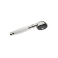 DornBracht Madison Metal hand shower with porcelain (white) handle - Stellar Hardware and Bath 