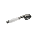 DornBracht Madison Metal hand shower with porcelain (white) handle - Stellar Hardware and Bath 