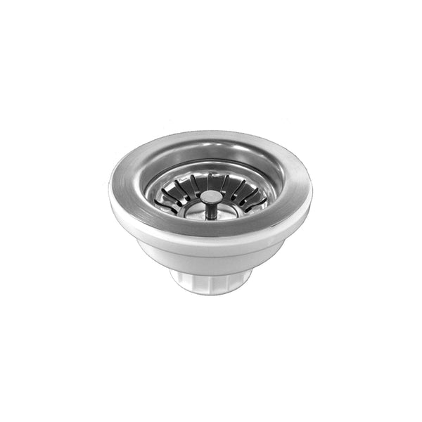 Kitchen Sink Strainer with Polypropylene Body- Standard White Box - Stellar Hardware and Bath 