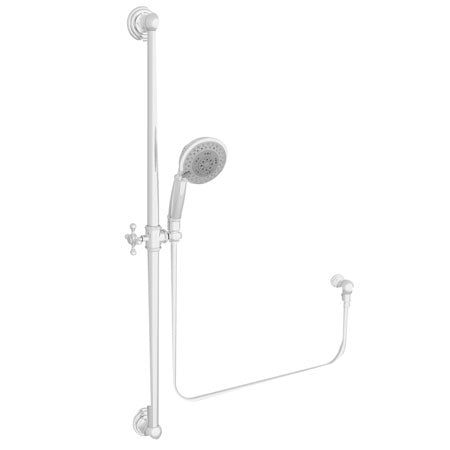 Tub & Shower - 280E Slide Bar with Multifunction Hand Shower Set - Stellar Hardware and Bath 