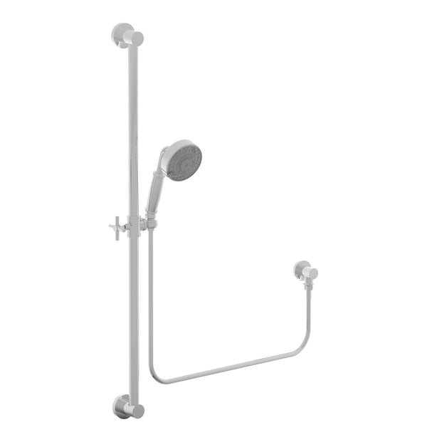 Newport Brass Tub & Shower 280F Slide Bar with Multifunction Hand Shower Set - Stellar Hardware and Bath 