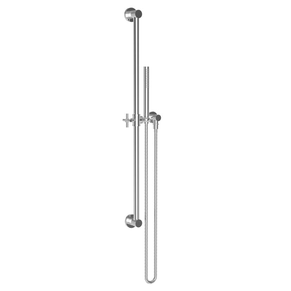 Newport Brass Tub & Shower 280S Slide Bar with Single Function Hand Shower Set - Stellar Hardware and Bath 