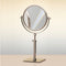Stand Mirrors Pedestal 3x, 5x, 5xop, or 7xop Brass Double Face Magnifying Mirror - Stellar Hardware and Bath 