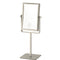 Glimmer Double Face Rectangular 3x Makeup Mirror - Stellar Hardware and Bath 