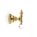 Smart Light Brass Robe Hook with Crystal - Stellar Hardware and Bath 