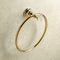 Smart Light Chrome or Gold Towel Ring with Crystal - Stellar Hardware and Bath 
