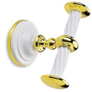 Giunone Chrome Classic-Style Brass Double Hook - Stellar Hardware and Bath 