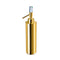 Concept Line Contemporary Brass Soap Dispenser with Swarovski Crystal - Stellar Hardware and Bath 