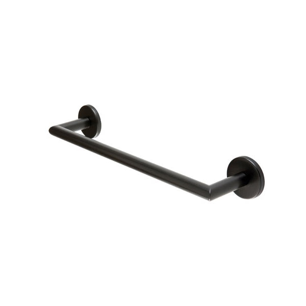 Medea Round 13 Inch Satin Nickel Towel Bar - Stellar Hardware and Bath 