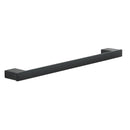 Lounge Square 18 Inch Towel Bar In Matte Black - Stellar Hardware and Bath 