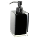 Rainbow Square Silver Finish Countertop Soap Dispenser - Stellar Hardware and Bath 