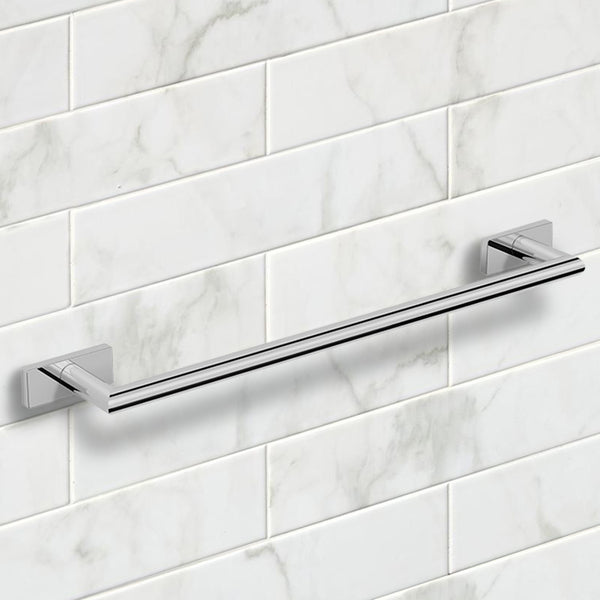 Boutique Hotel 21 Inch Polished Chrome Towel Bar - Stellar Hardware and Bath 