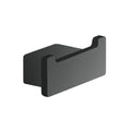 Lounge Square Matte Black Double Hook - Stellar Hardware and Bath 