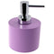 Yucca Lilac Round and Wide Soap Dispenser in Resin - Stellar Hardware and Bath 
