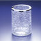 Round Crackled Glass Toothbrush Holder - Stellar Hardware and Bath 