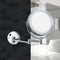 Glimmer Double Face Round LED Magnifying Mirror, Hardwired - Stellar Hardware and Bath 