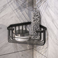 Wire Chrome Wire Corner Shower Basket - Stellar Hardware and Bath 