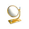 Concept Line Brass Double Face 3x or 5x Magnifying Mirror with Swarovski Crystal - Stellar Hardware and Bath 