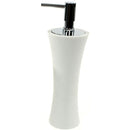 Aucuba Free Standing Soap Dispenser in Multiple Finishes - Stellar Hardware and Bath 