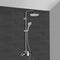 Winner Chrome Exposed Pipe Shower System with 8" Rain Shower Head and Hand Shower - Stellar Hardware and Bath 