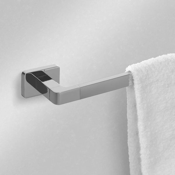 General Hotel 17 Inch Modern Chrome Towel Bar - Stellar Hardware and Bath 
