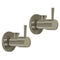 Plumbing Accessories Pair Of Angle Valves With Lever Available In Three Finishes - Stellar Hardware and Bath 