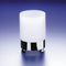 Round Frosted Crystal Glass Tumbler - Stellar Hardware and Bath 