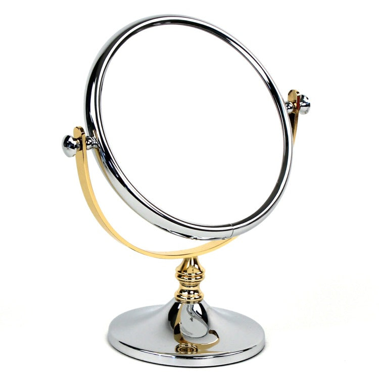 Stand Mirrors Double Face Brass 3x or 5x Magnifying Mirror - Stellar Hardware and Bath 