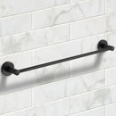 General Hotel 25 Inch Matte Black Towel Bar - Stellar Hardware and Bath 