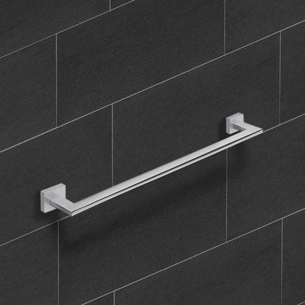 Modern Hotel 18 Inch Modern Chrome Towel Bar - Stellar Hardware and Bath 