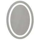 Glimmer 20 x 28 Inch Illuminated Oval Vanity Mirror - Stellar Hardware and Bath 