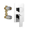Qubika Shower Diverter with 2 Positions on Single Flange - Stellar Hardware and Bath 