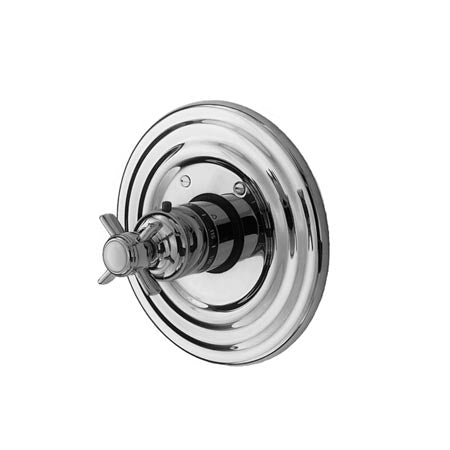 Fairfield - 3-1004TR 3/4" Round Thermostatic Trim Plate with Handle - Stellar Hardware and Bath 