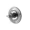 Chesterfield - 3-1034TR 3/4" Round Thermostatic Trim Plate with Handle - Stellar Hardware and Bath 